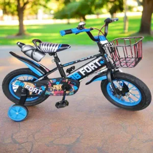 14" BB Fort Bicycle with Basket, Bottle Holder and Training Wheels