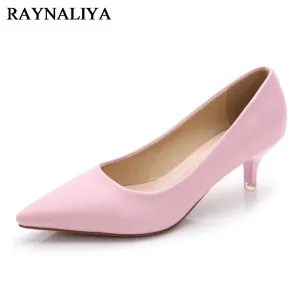 2019 New Arrival Women Med High Heel Brand Ladies