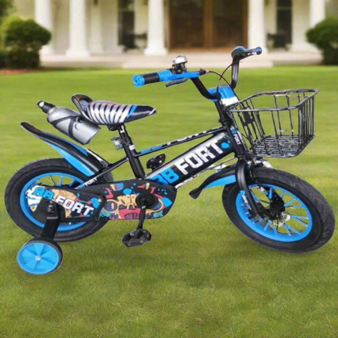 20" BB Fort Bicycle with Basket, Bottle Holder and Training Wheels