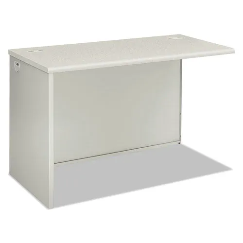 38000 Series Return Shell, Left, 31.75w X 53.19d X 3.75h, Silver Mesh/light Gray