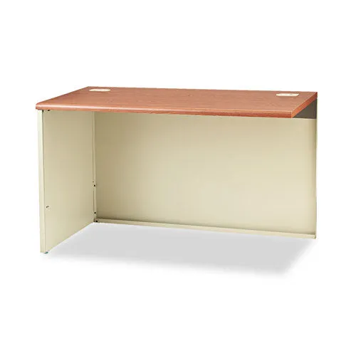 38000 Series Return Shell, Left, 48w X 24d X 29.5h, Mahogany/charcoal