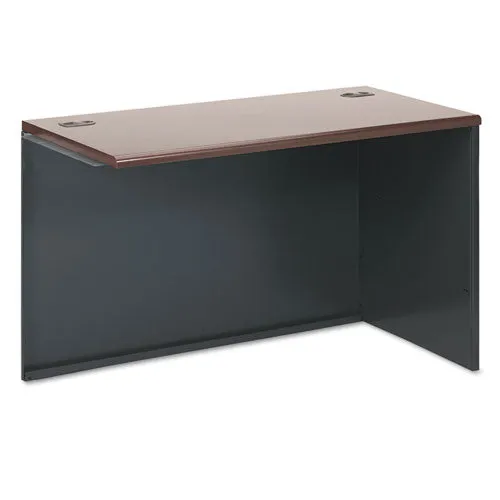 38000 Series Return Shell, Left, 60w X 24d X 29.5h, Mahogany/charcoal