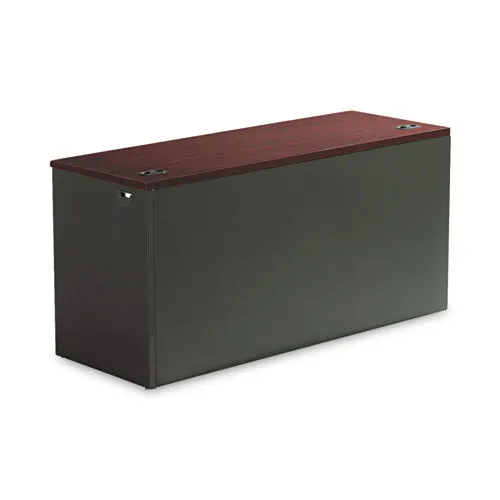 38000 Series Return Shell, Left, 60w X 24d X 29.5h, Mahogany/charcoal