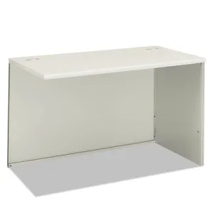 38000 Series Return Shell, Right, 31.75w X 53.19d X 3.75h,silver Mesh/light Gray