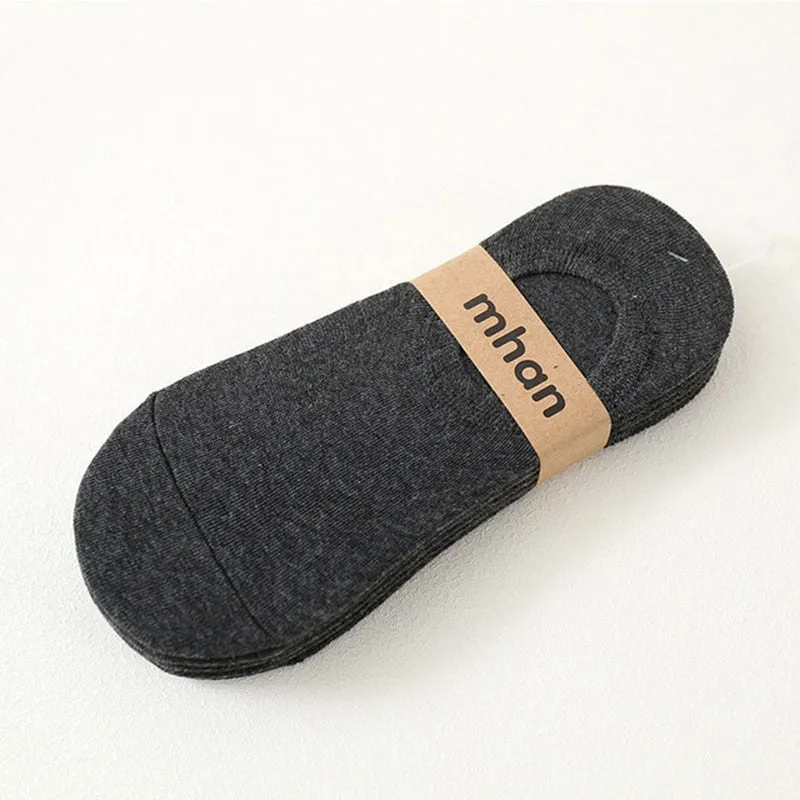 5Pair / Lot Fashion Happy Men Boat Socks
