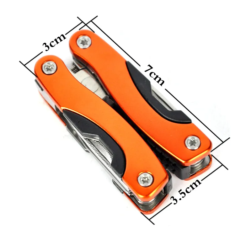 9 In 1 Foldable Knife Multifunctional Tools Mini Pliers