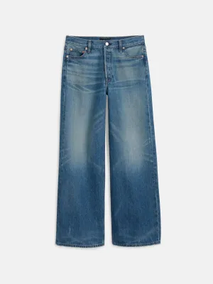 Alek Relaxed Wide Leg Jean - Paris Medium Wash