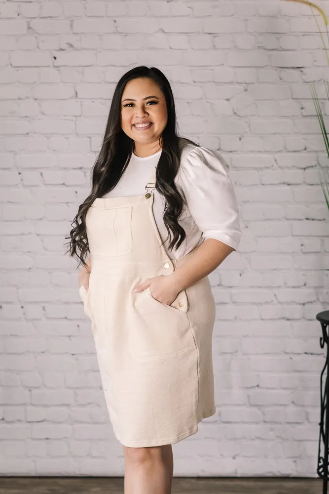 Angel Eyes Overall Dress (Curvy)