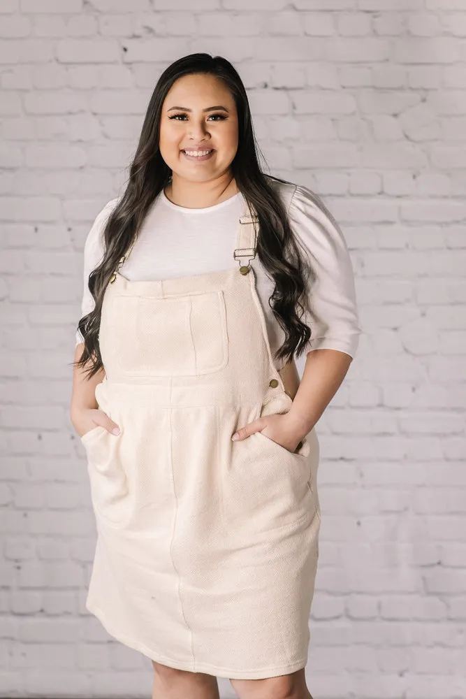 Angel Eyes Overall Dress (Curvy)