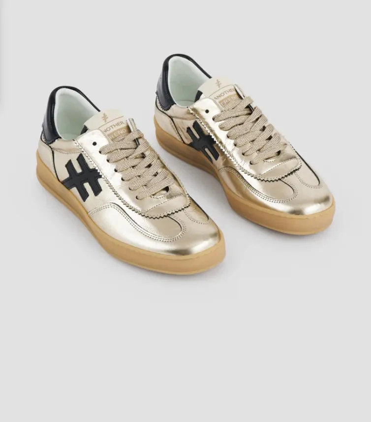 ANOTHER TREND - A032M343 Gold Metallic Trainer [Back Soon]