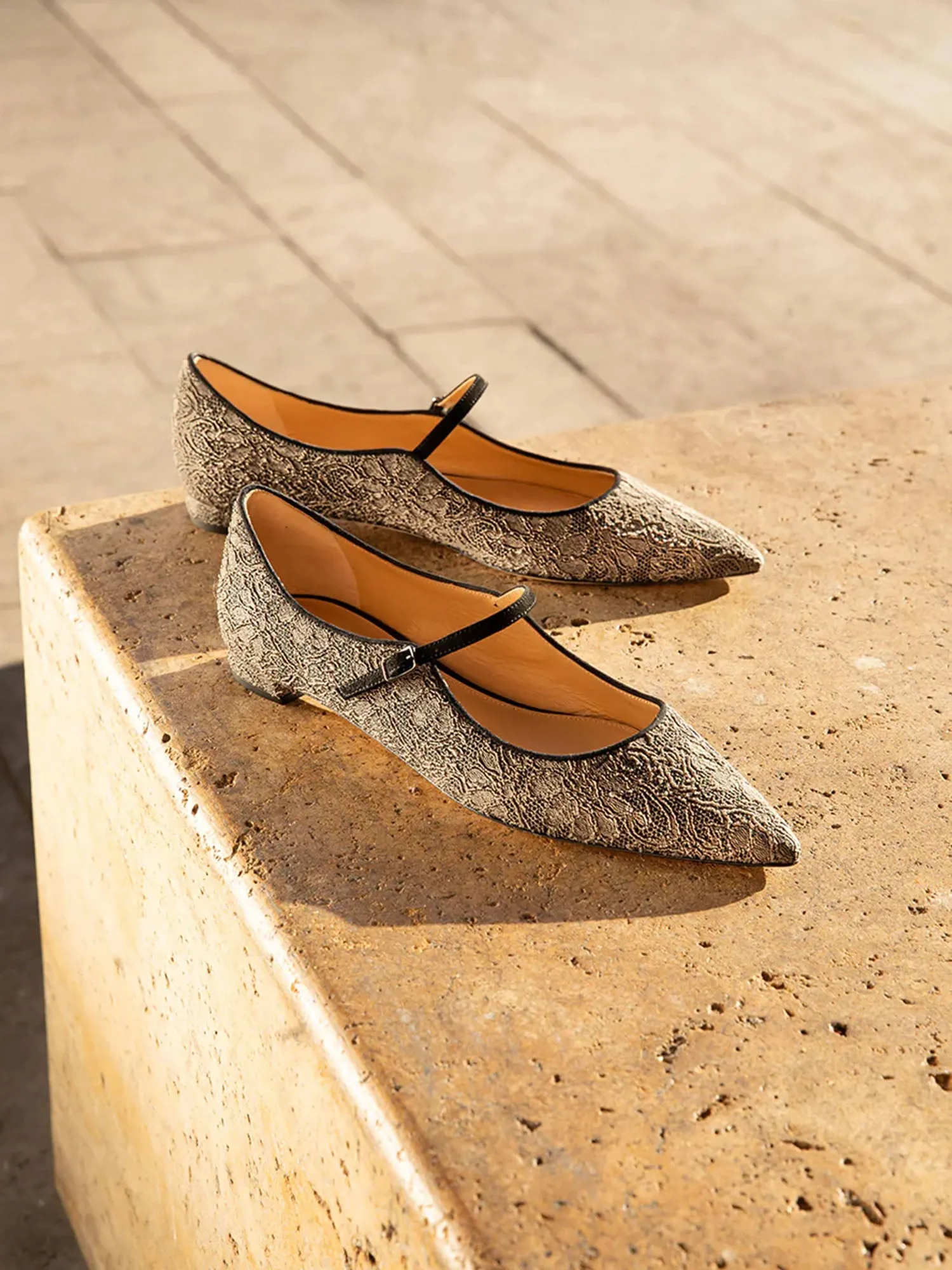 Arteana Genova Mary Jane Flats