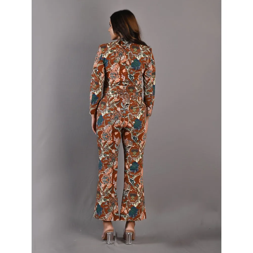 Bohame Maryam Multi & Maroon Jacket (Set of 2)