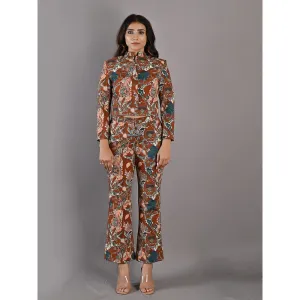 Bohame Maryam Multi & Maroon Jacket (Set of 2)