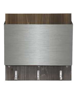 Brushed Silver File Holder