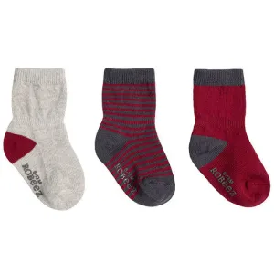 Burgundy Basic Socks