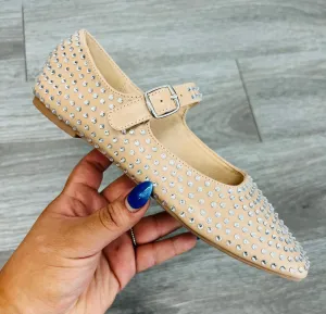 Camel All That Bling Rhinestone Flats