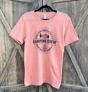 Camping Crew Bella Canvas Sunset Graphic Tee