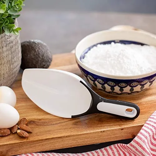 Chef Craft Select Plastic Scoop, 1 cup, White