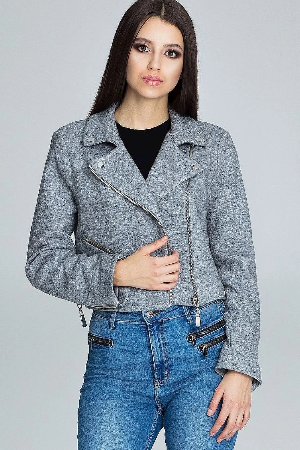 Chic Womens Zip-Up Jacket