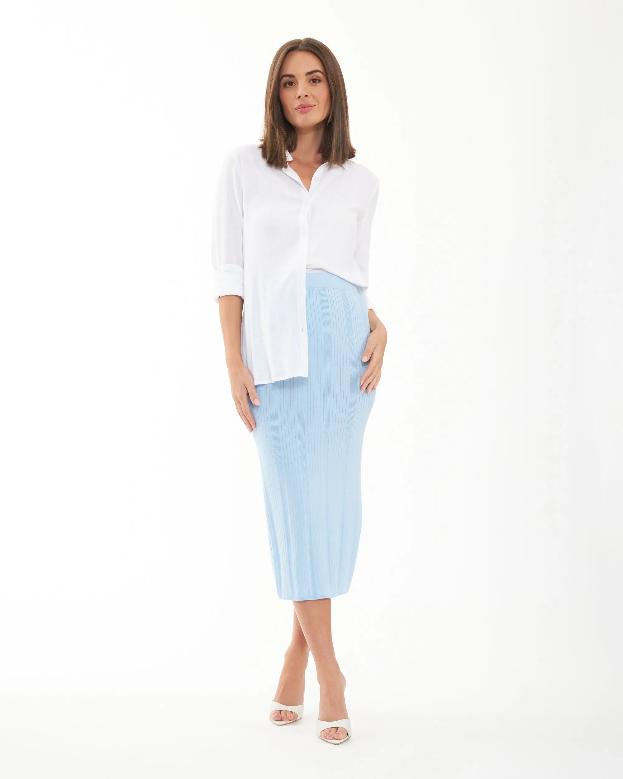 Clara Relaxed Shirt  White