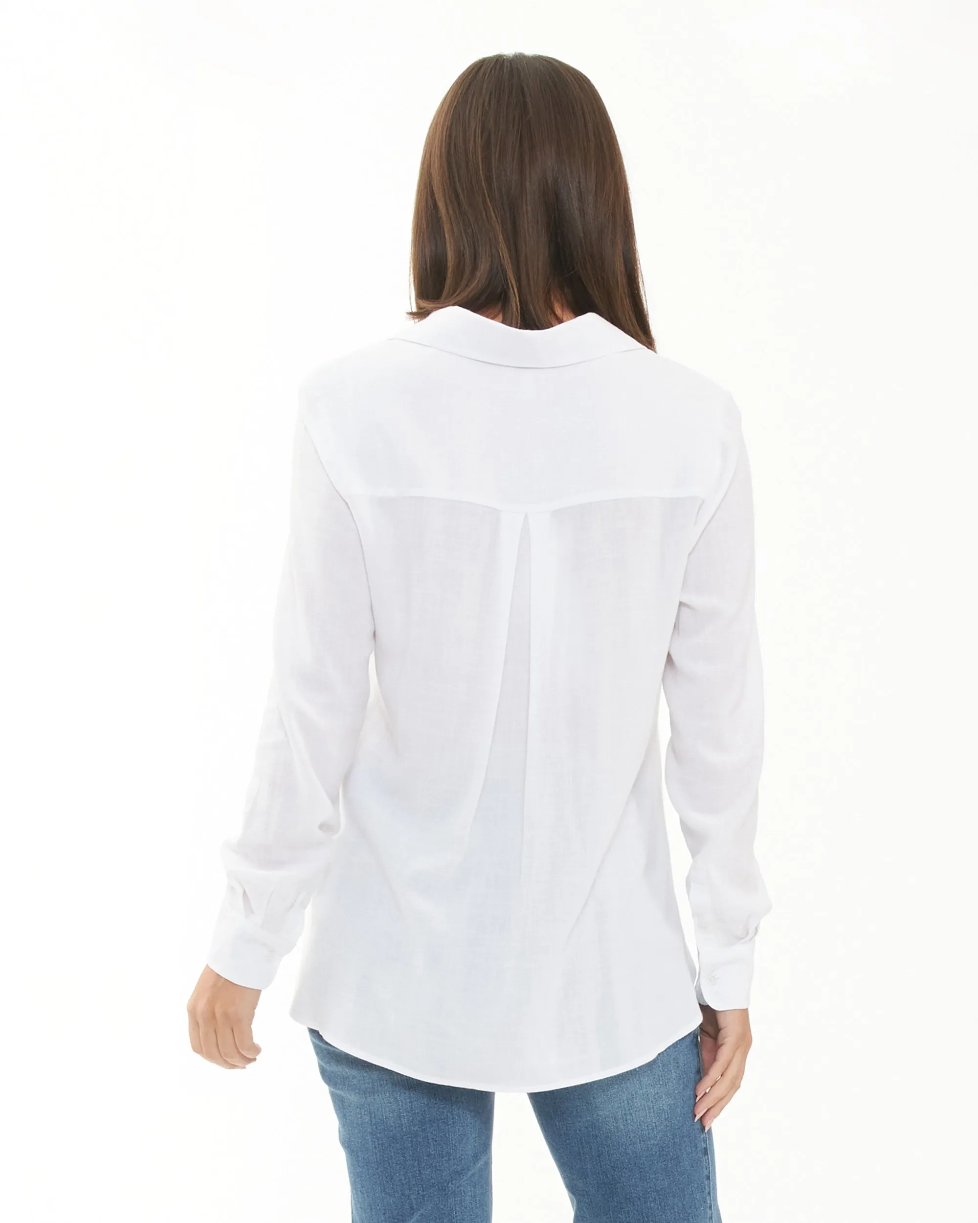 Clara Relaxed Shirt  White