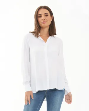 Clara Relaxed Shirt  White