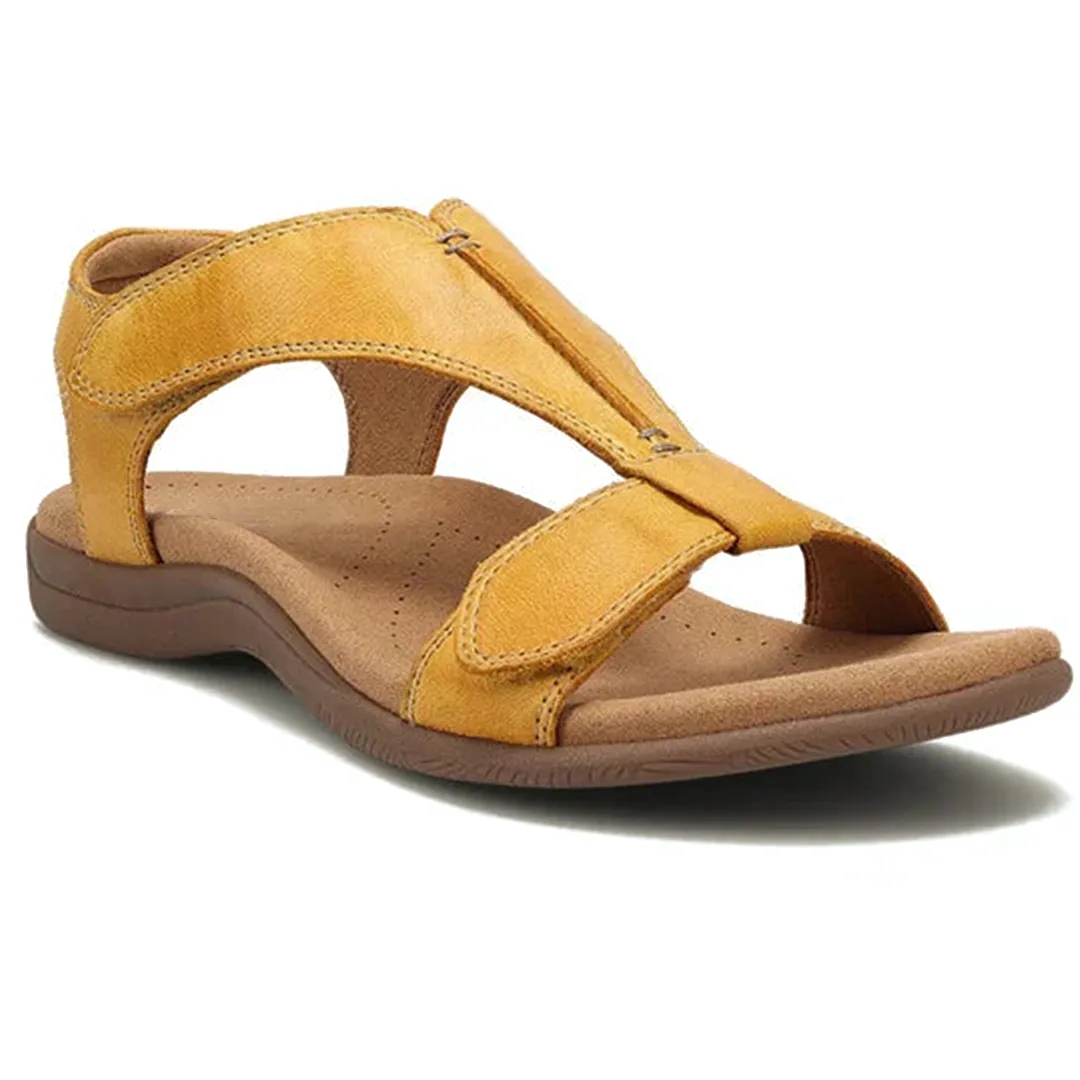 Comfyfleek Velcro Strap Arch Support Flat Sport Sandals