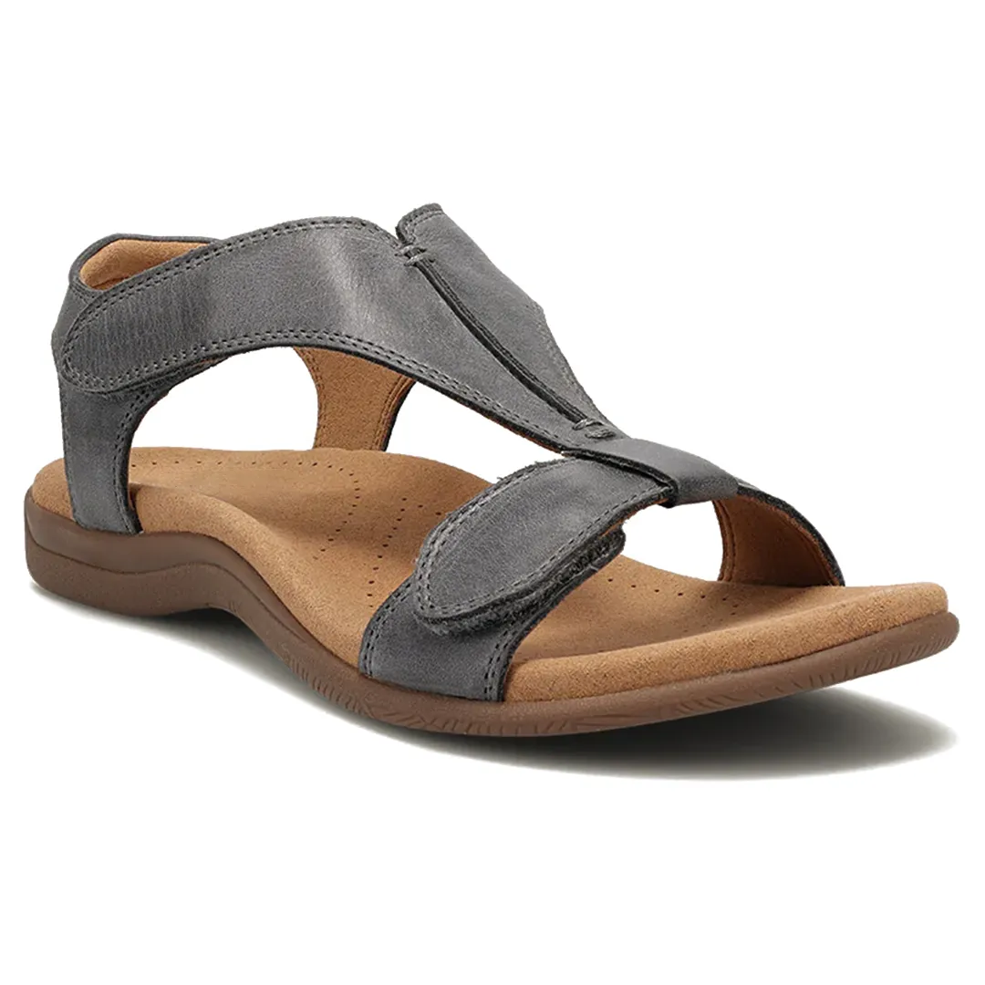 Comfyfleek Velcro Strap Arch Support Flat Sport Sandals