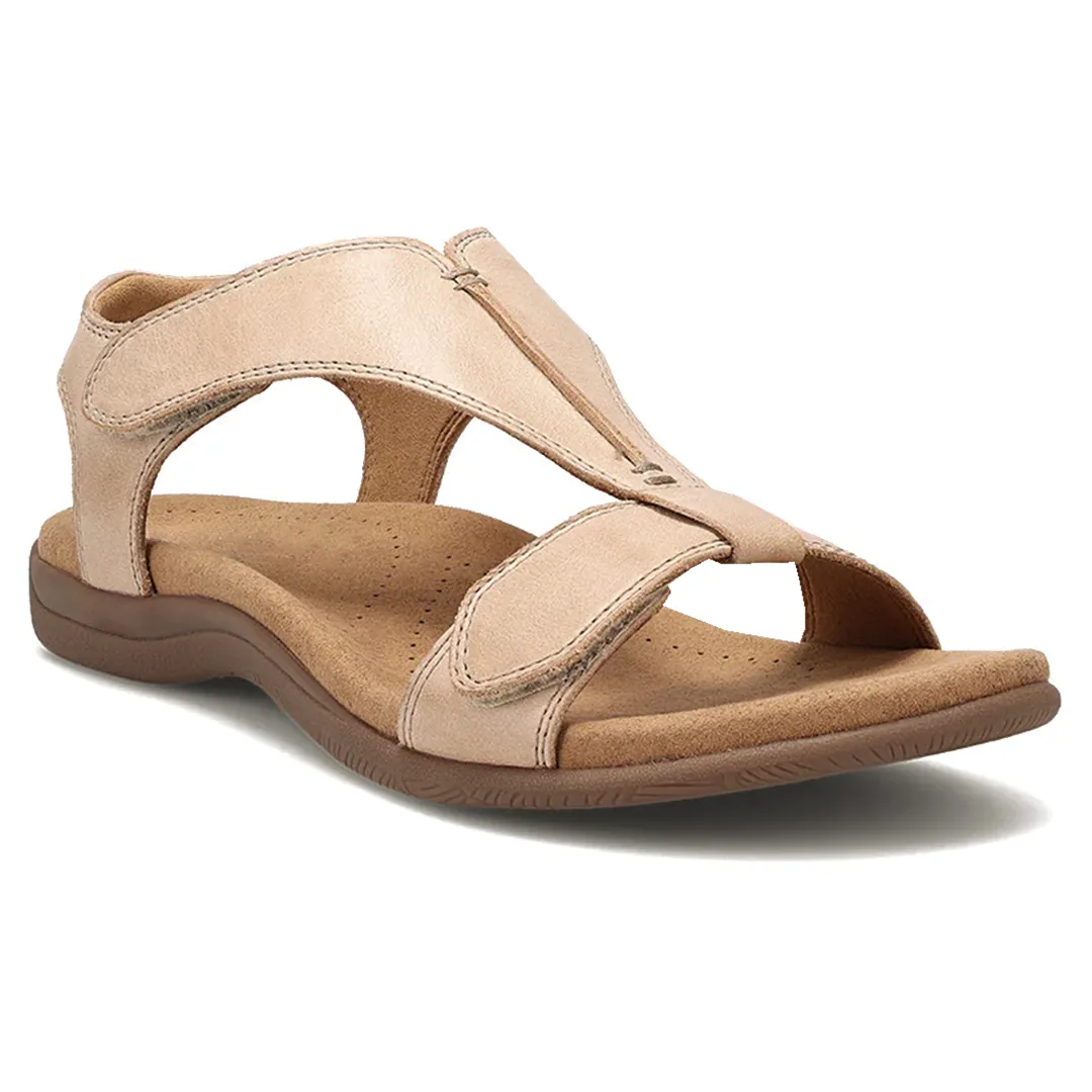 Comfyfleek Velcro Strap Arch Support Flat Sport Sandals
