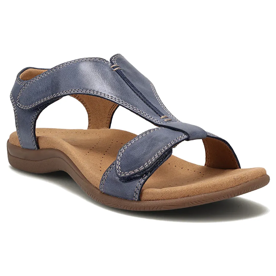 Comfyfleek Velcro Strap Arch Support Flat Sport Sandals