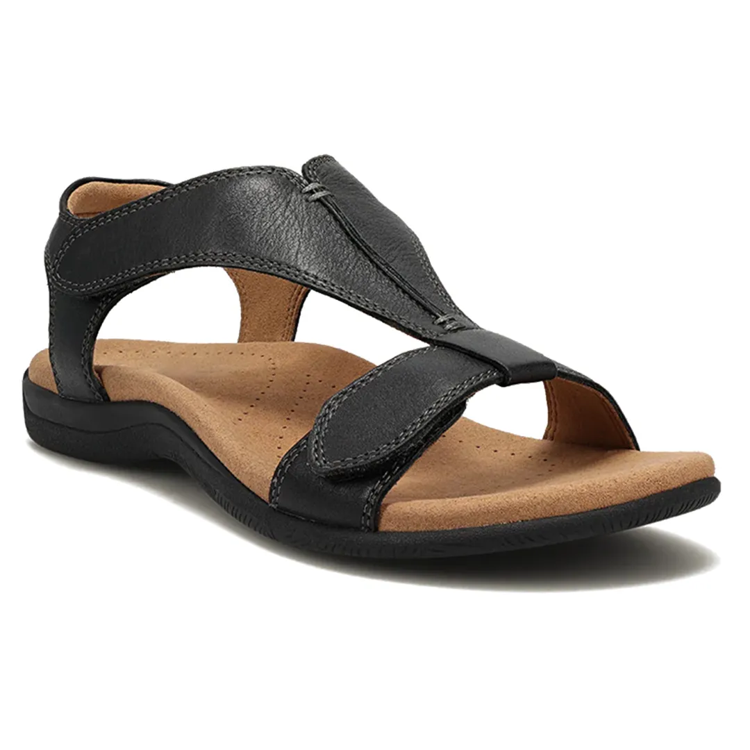 Comfyfleek Velcro Strap Arch Support Flat Sport Sandals