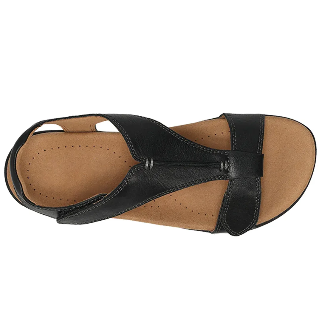 Comfyfleek Velcro Strap Arch Support Flat Sport Sandals