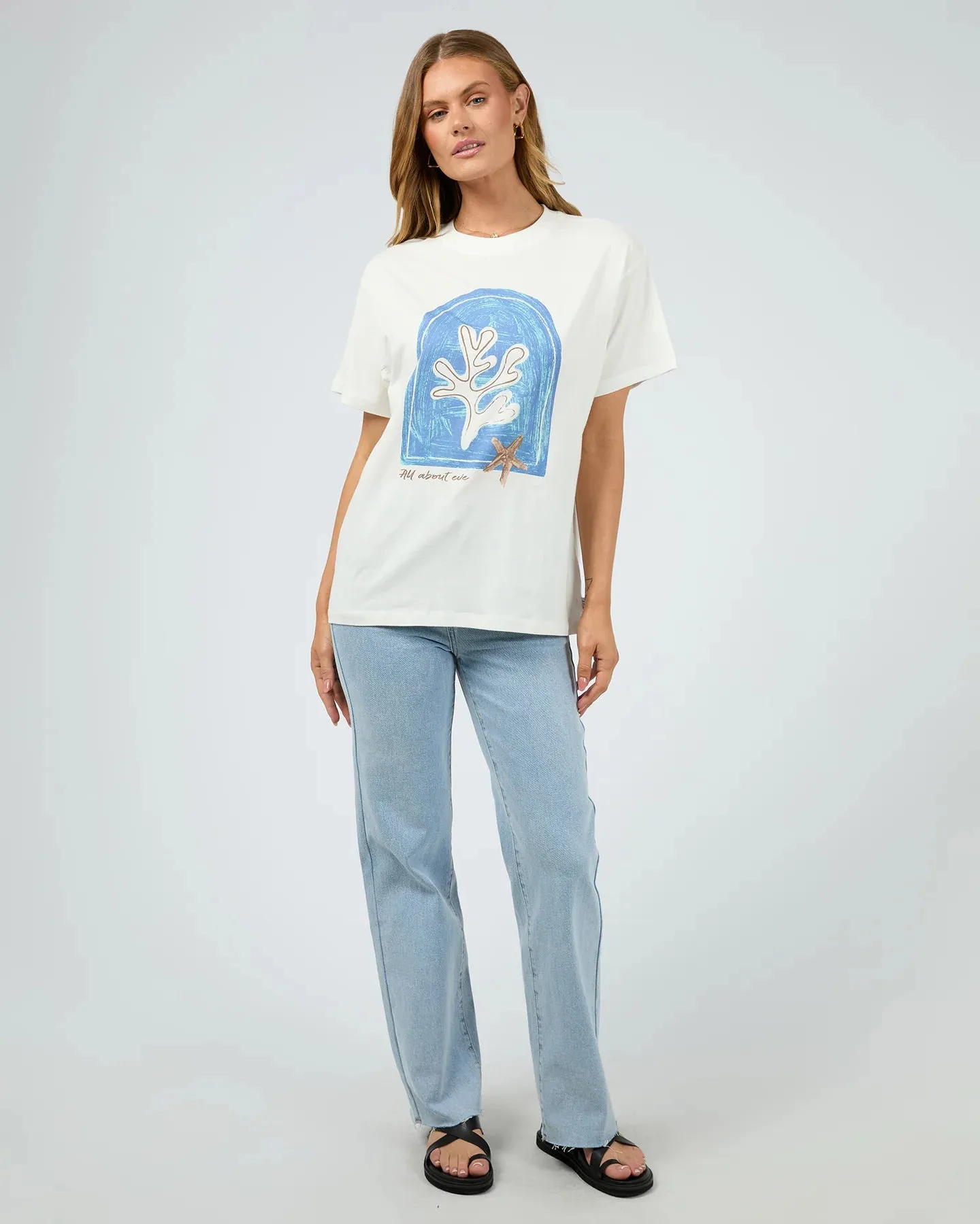 Coral Oversized Tee