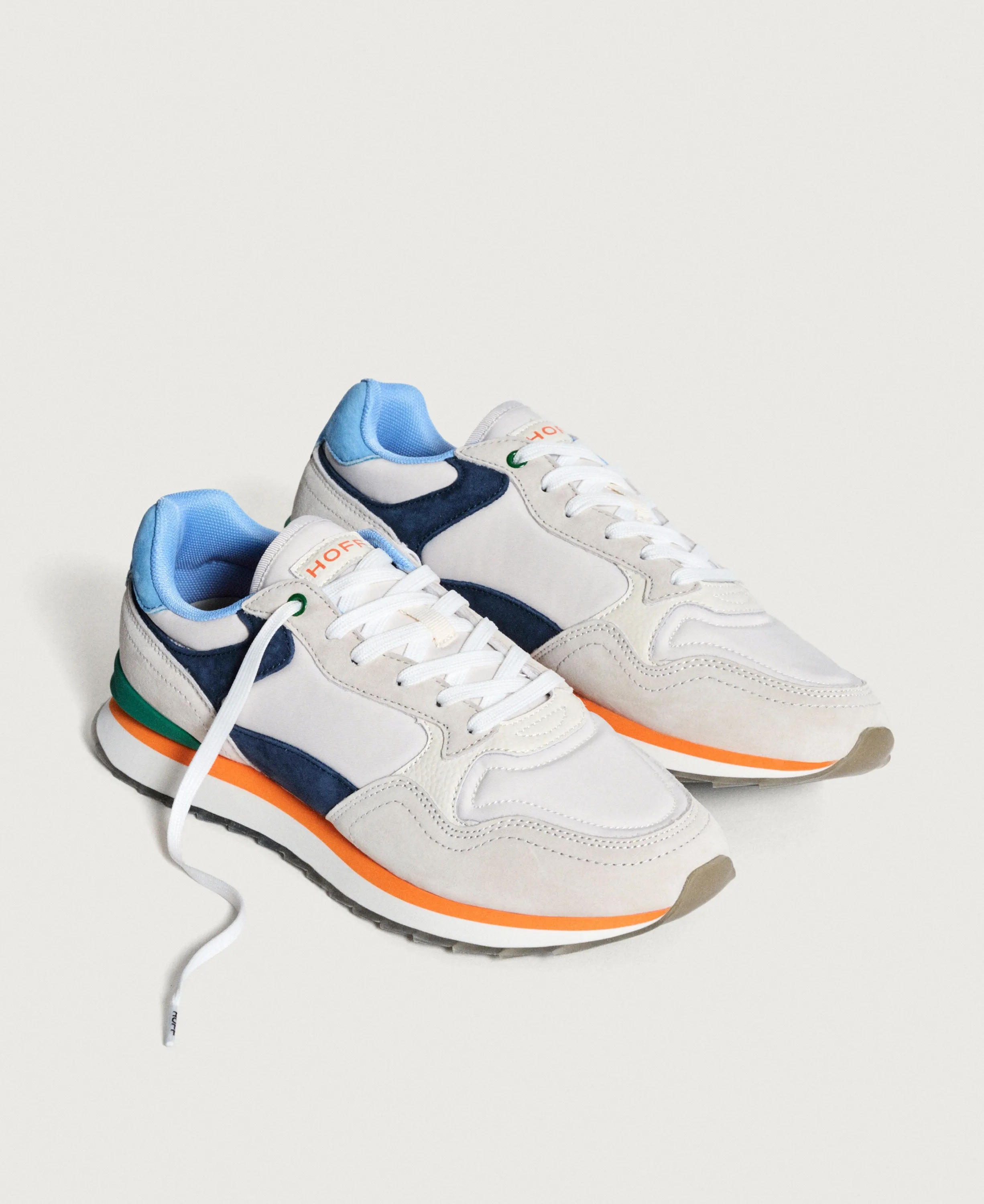 Cusco City Trainers - Beige/Navy
