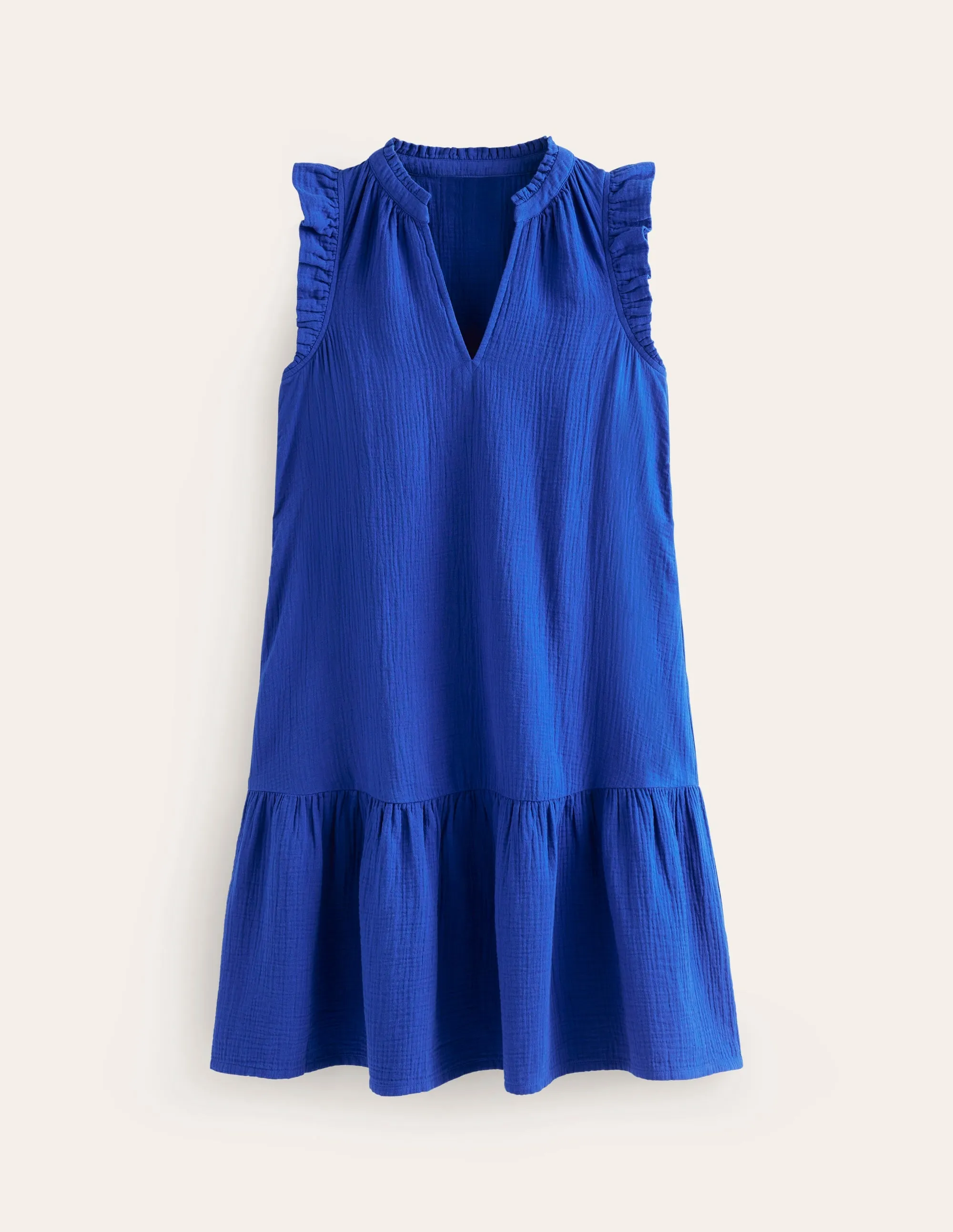 Daisy Double Cloth Short Dress-Surf The Web