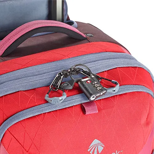 Eagle Creek Gear Warrior 4-Wheel Carry-On Luggage, 22-Inch, Coral Sunset
