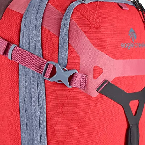 Eagle Creek Gear Warrior 4-Wheel Carry-On Luggage, 22-Inch, Coral Sunset