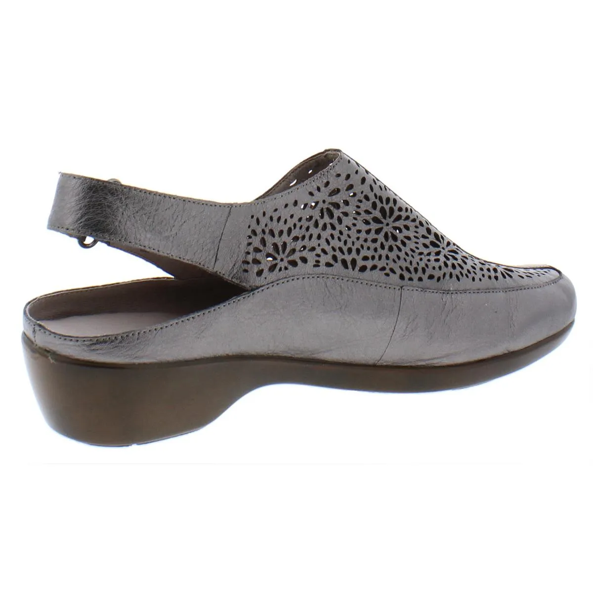 Easy Spirit Womens Dawn Leather Laser Cut Sandals Shoes