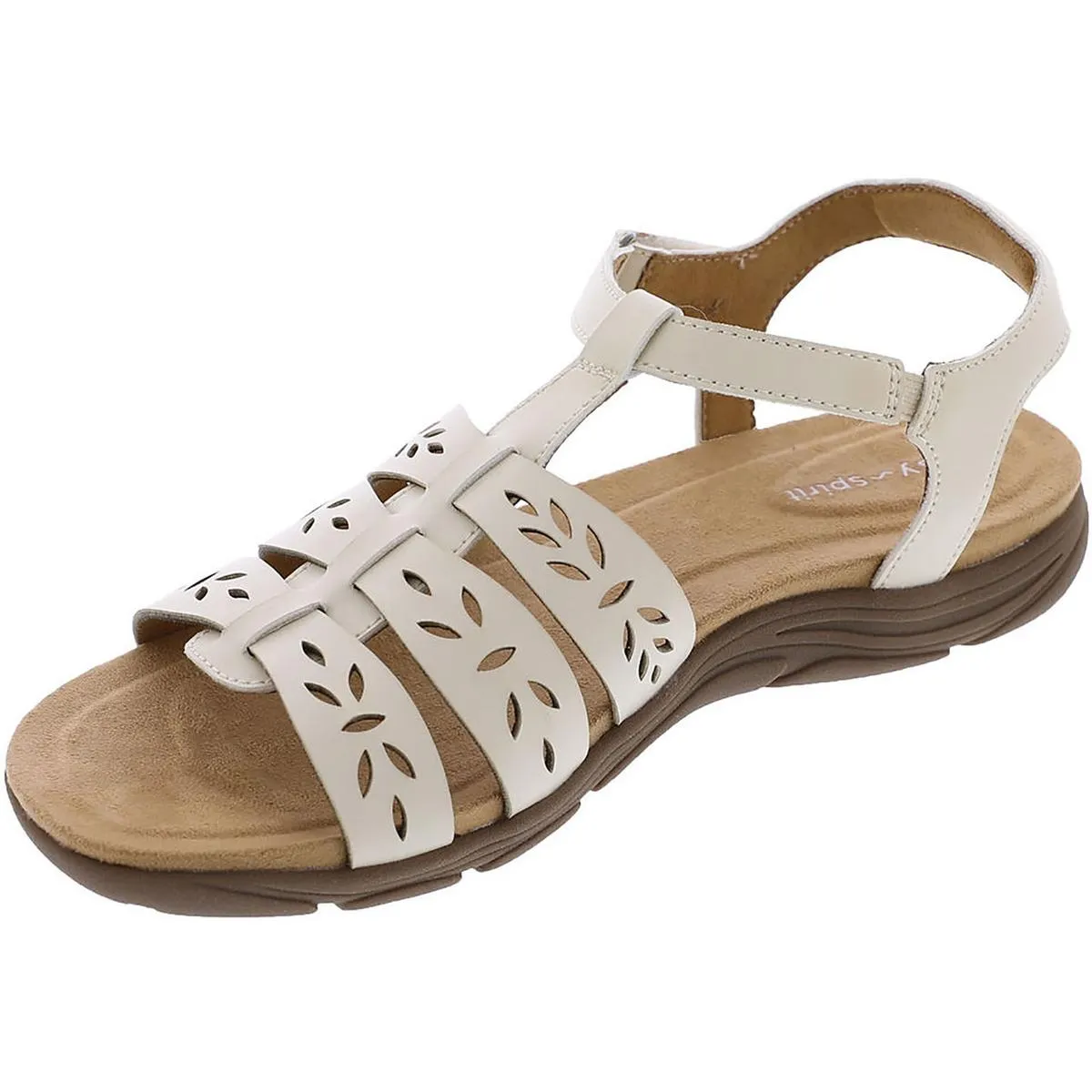 Easy Spirit Womens Luisa 3 Adjustable Open Toe Slingback Sandals