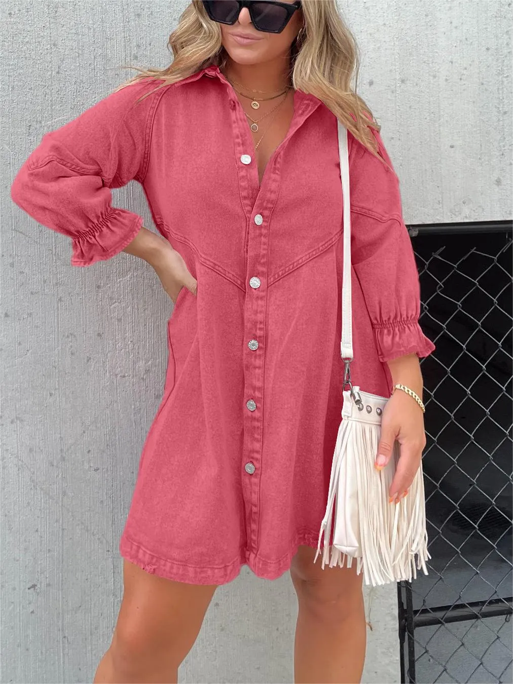 Eliana - Relaxed Denim Dress
