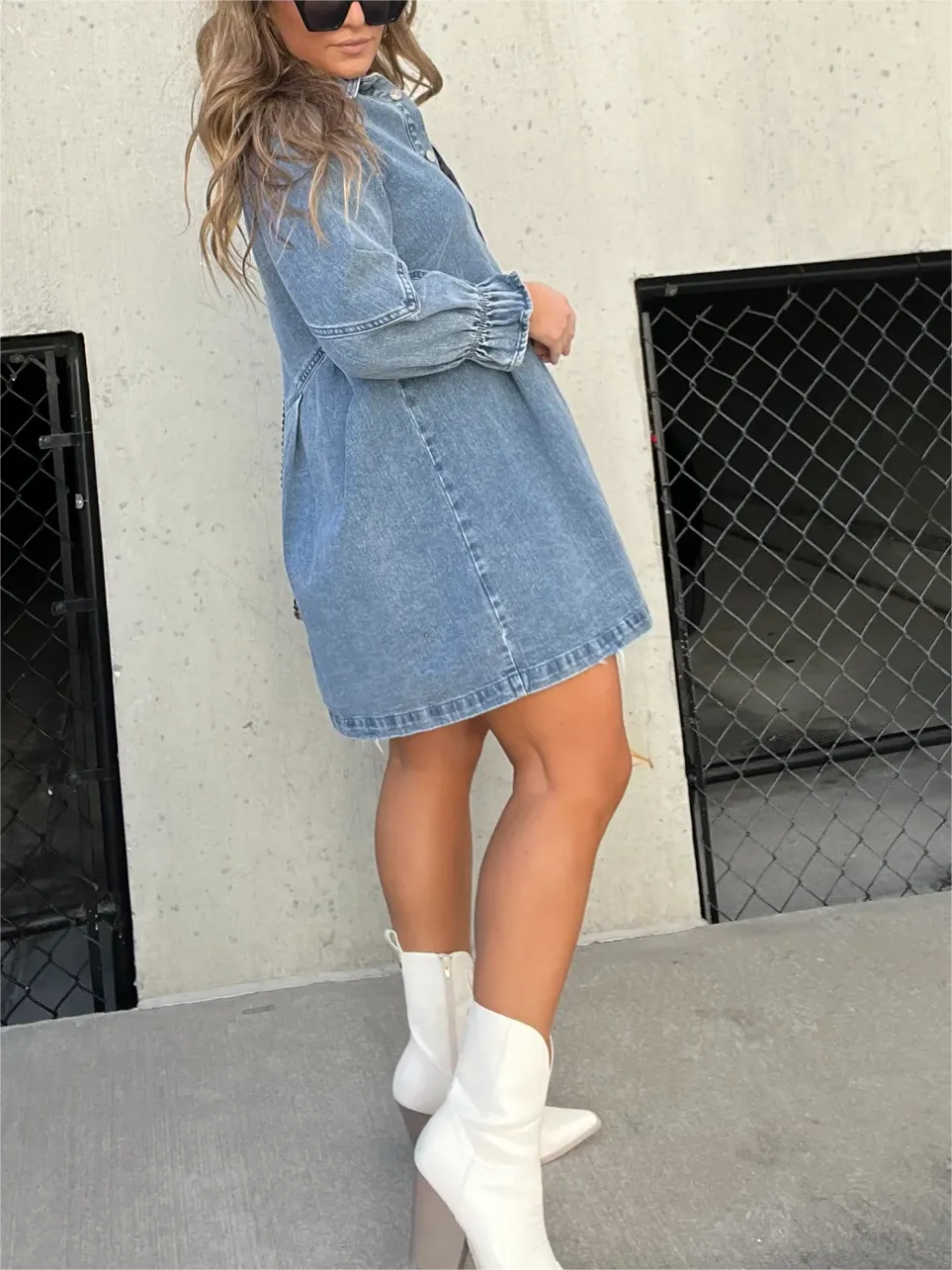 Eliana - Relaxed Denim Dress