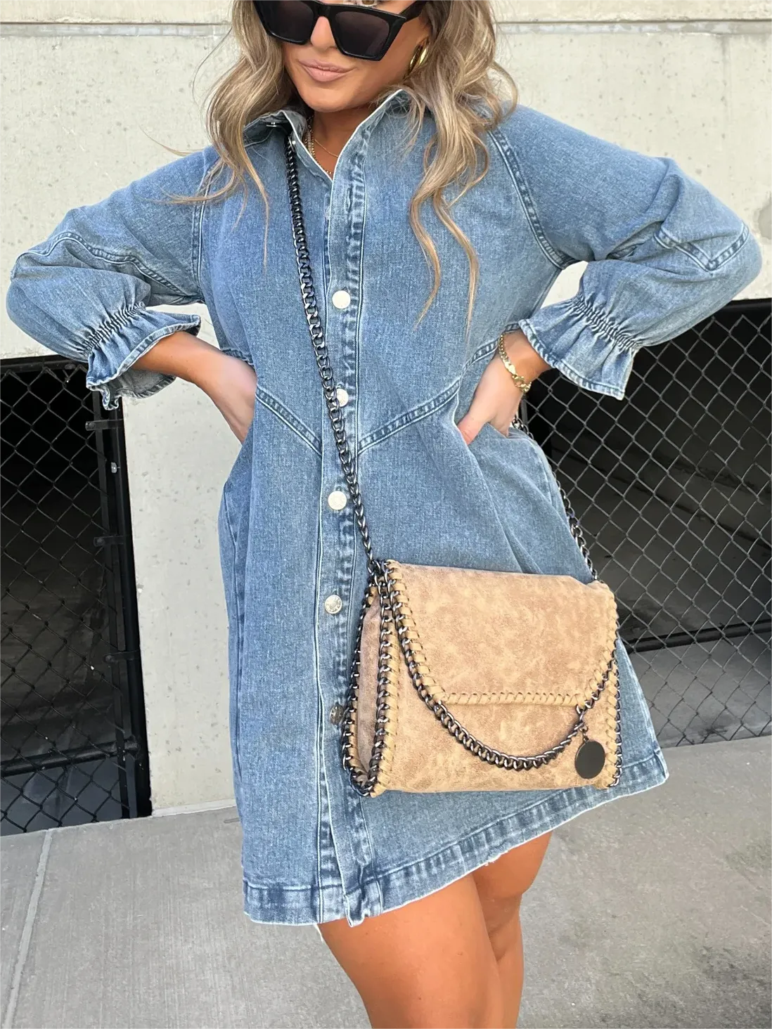 Eliana - Relaxed Denim Dress