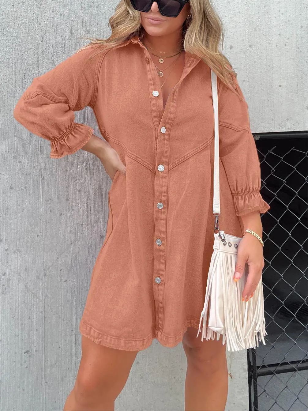 Eliana - Relaxed Denim Dress
