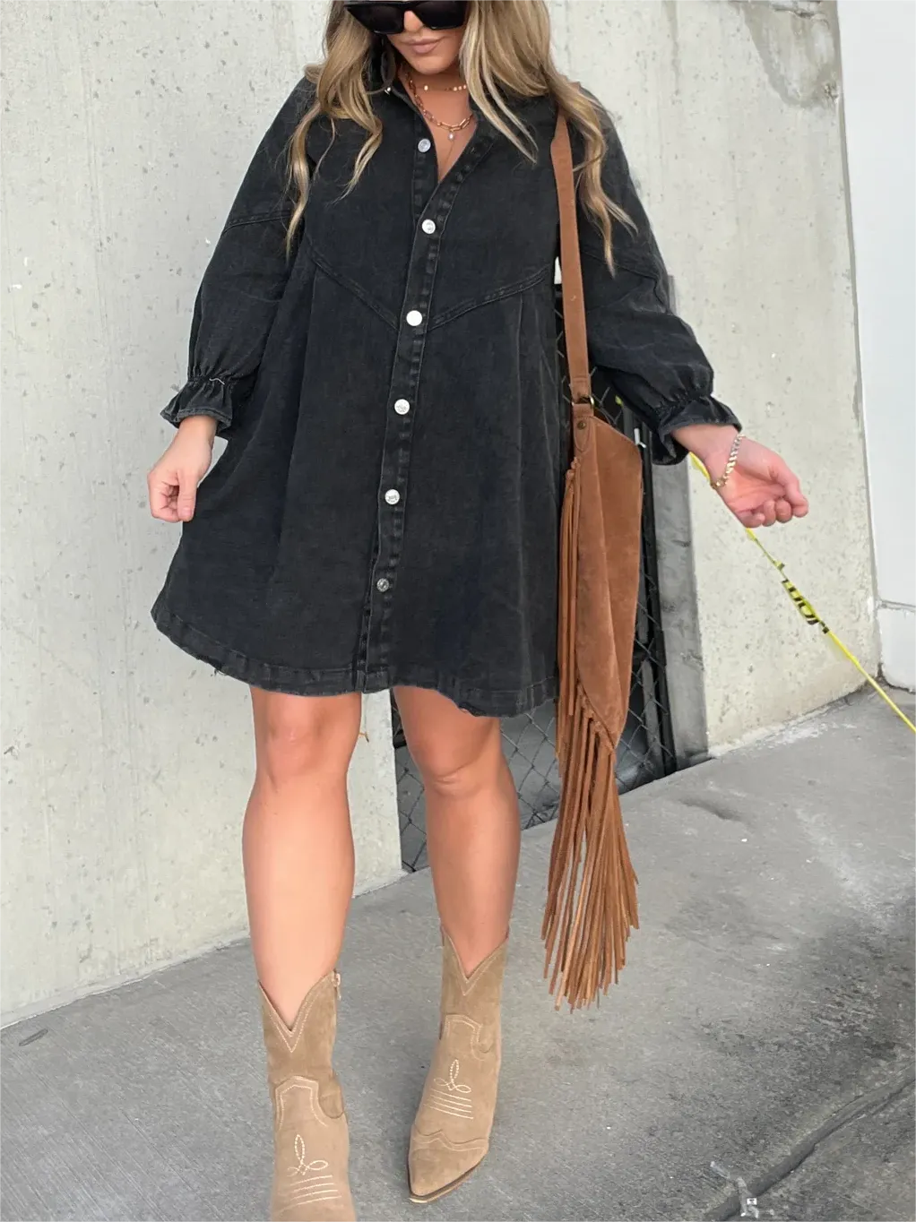 Eliana - Relaxed Denim Dress