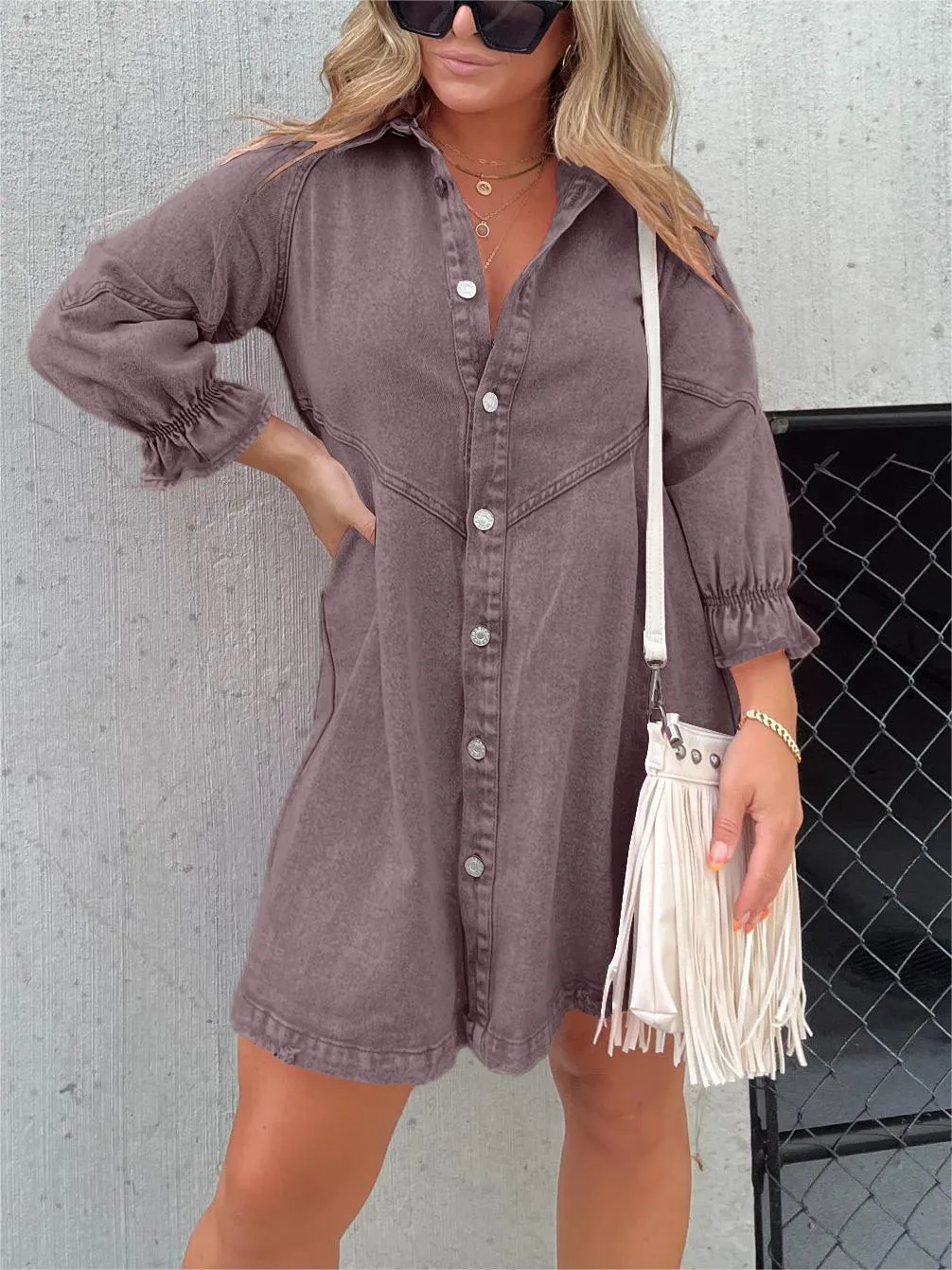 Eliana - Relaxed Denim Dress