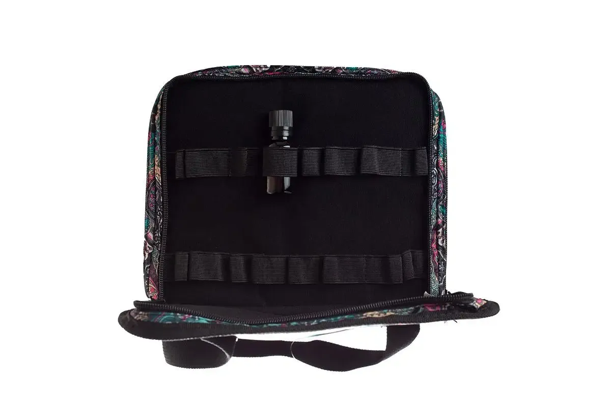 Essential Oil Storage Case with Clear Accessories Pocket (Holds 54 Vials)