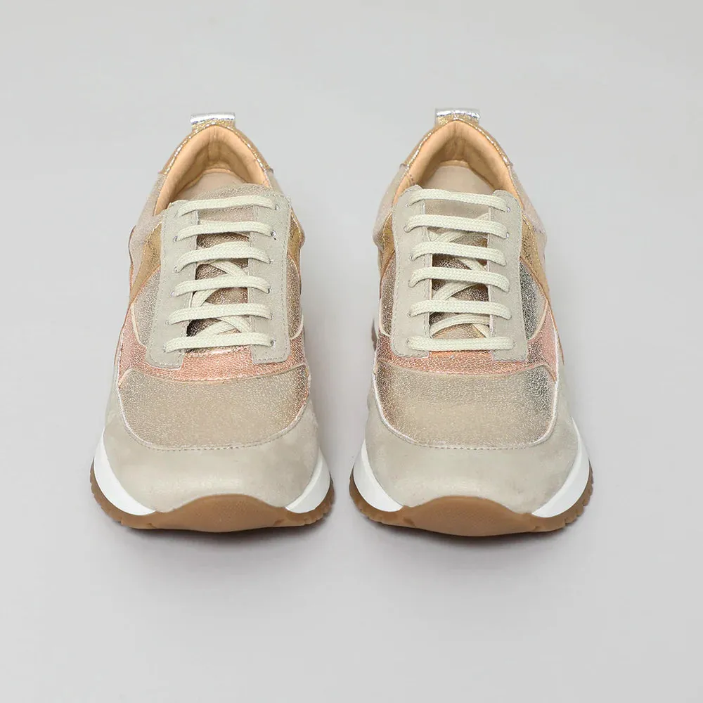 Esska Cinda Vegan Trainers in Metallic