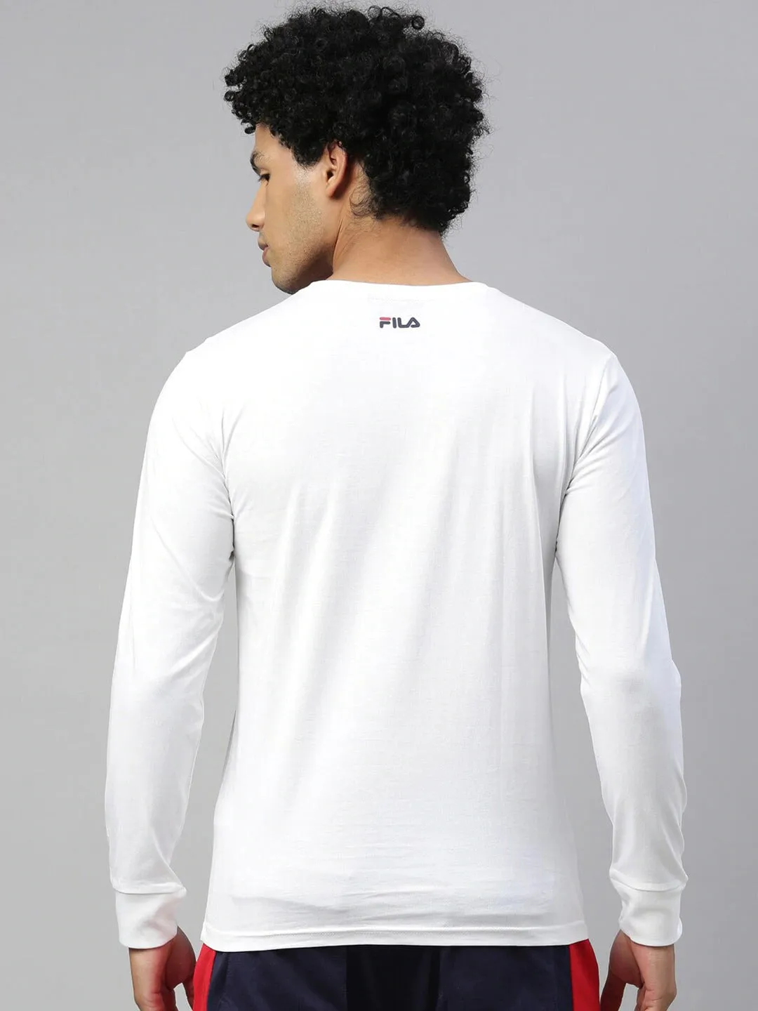Fila Grey Caro Men's Graphic T-Shirt