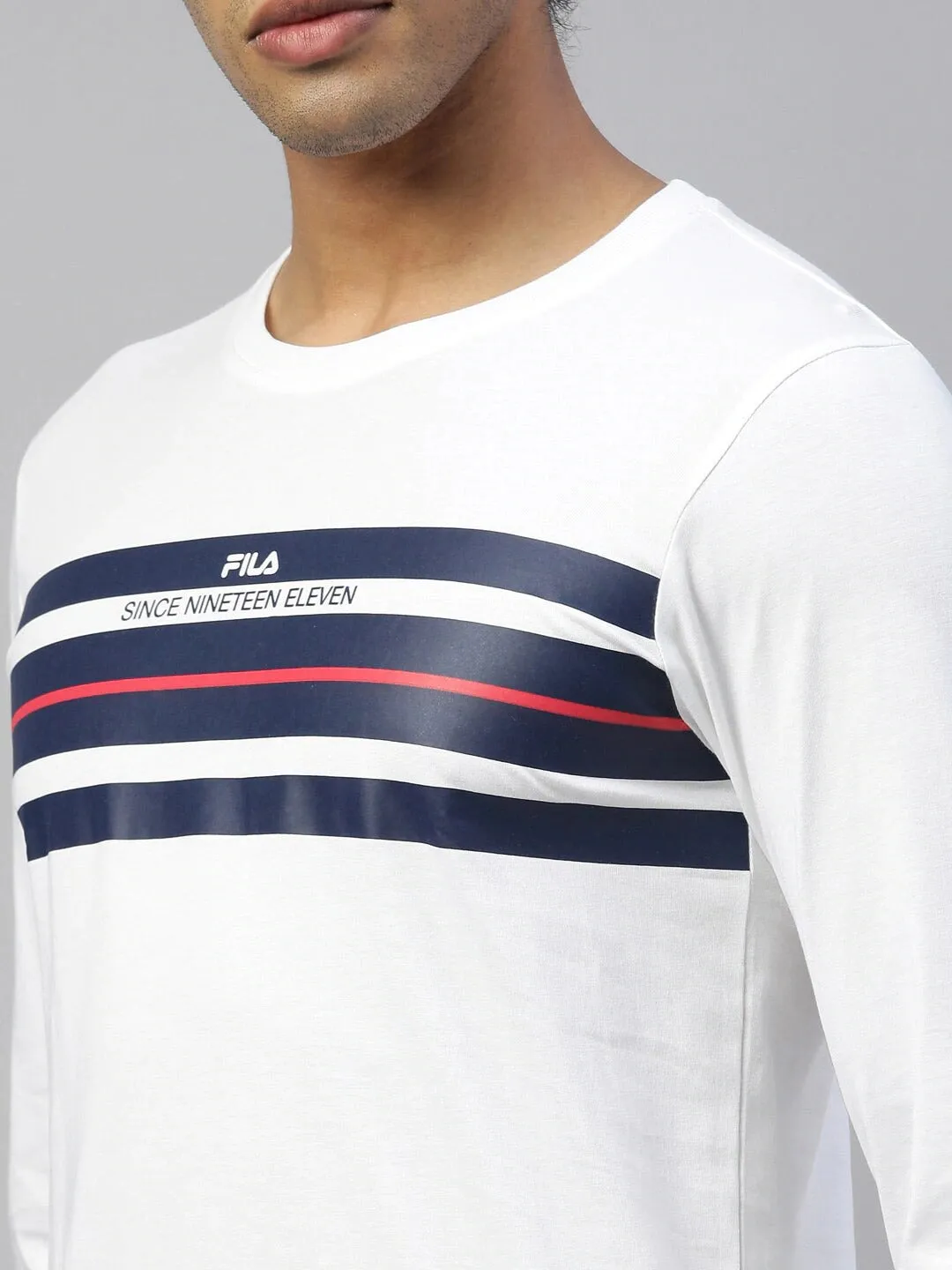 Fila Grey Caro Men's Graphic T-Shirt