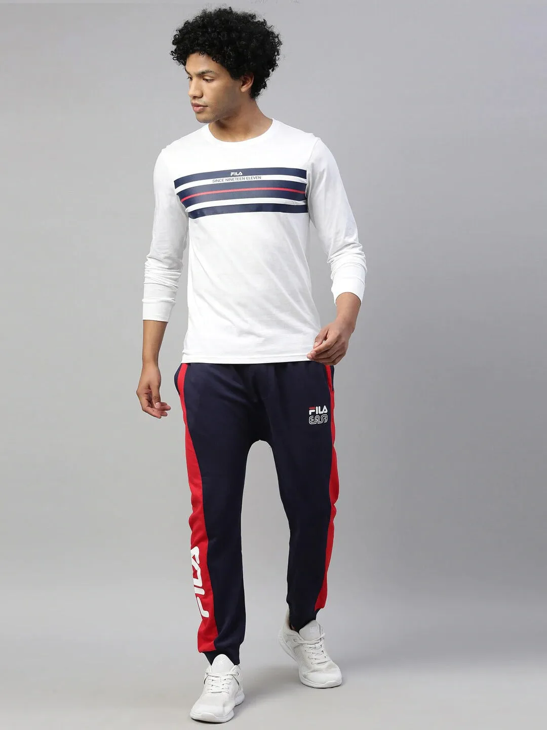 Fila Grey Caro Men's Graphic T-Shirt